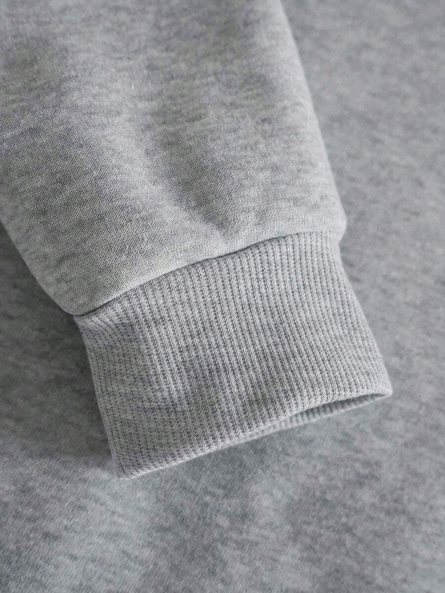 Manfinity LEGND Heren losse tijgerprint sweatshirt, lange mouwen, geschikt voor uitgaan, streetwear, grafisch sweatshirt, geschikt voor echtgenoot, voor de herfst