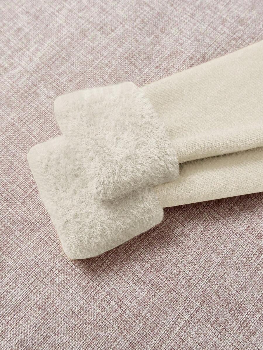 Franclia Dames Hoge Hals Effen Kleur Lange Mouw Casual Trui Met Thermische Voering, Herfst/Winter, Lange Mouw Tops