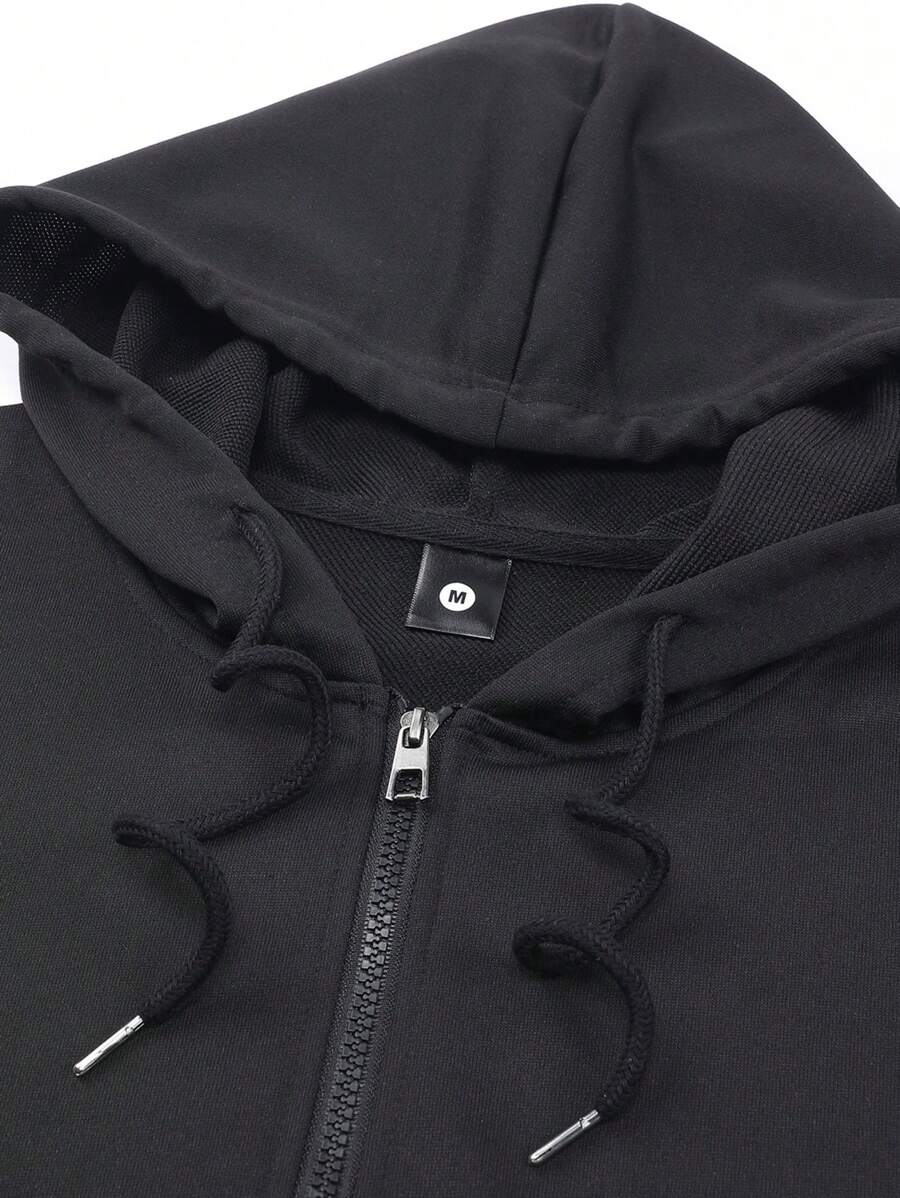 Heren herfst/winter nieuwe mode jas jas, grafische print, casual sport rits Rave lange mouw jas