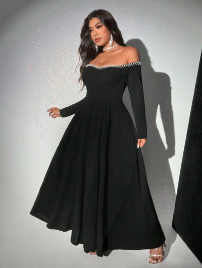 Belle - Robe Élégante Perles