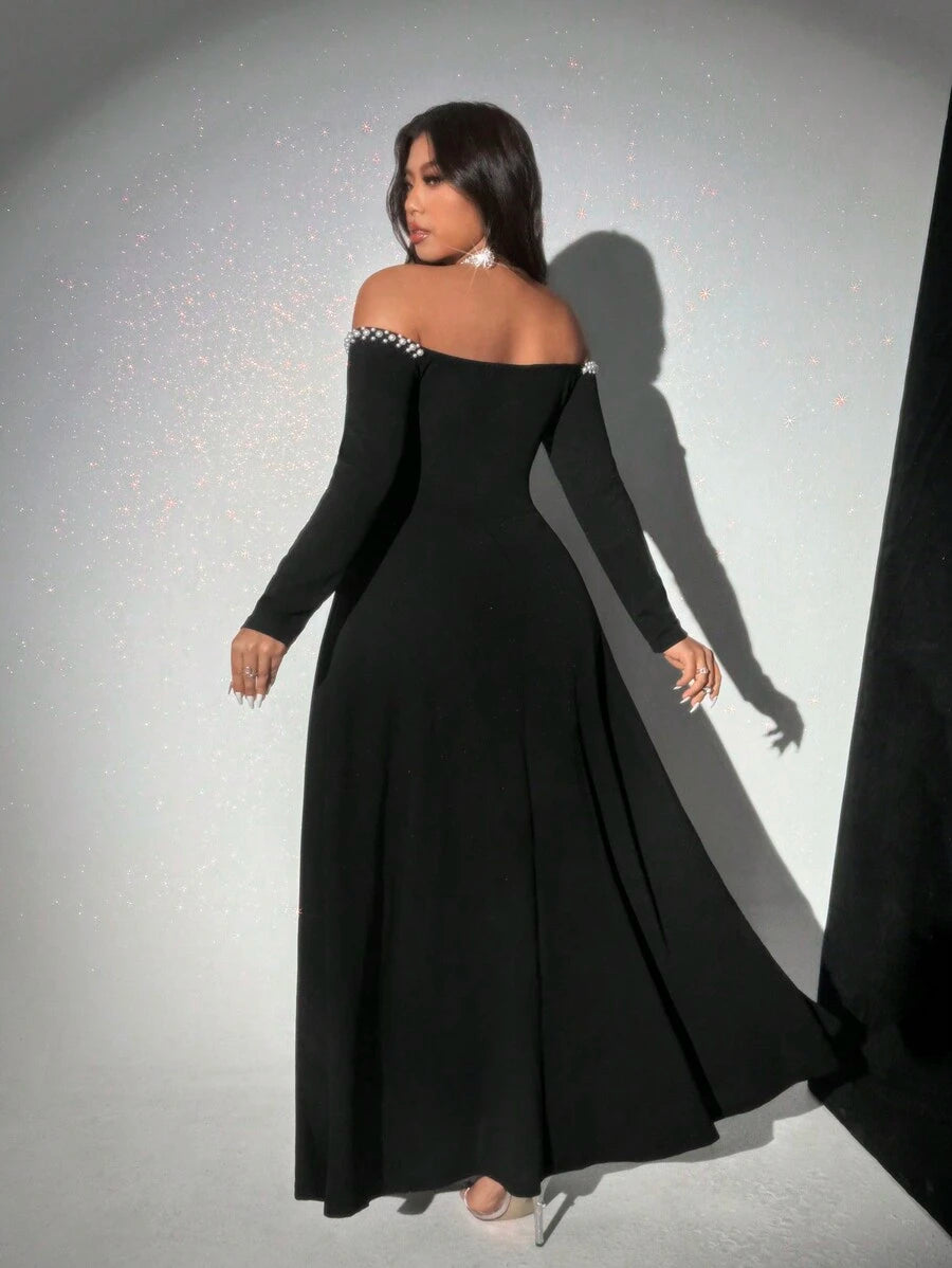 Belle - Robe Élégante Perles