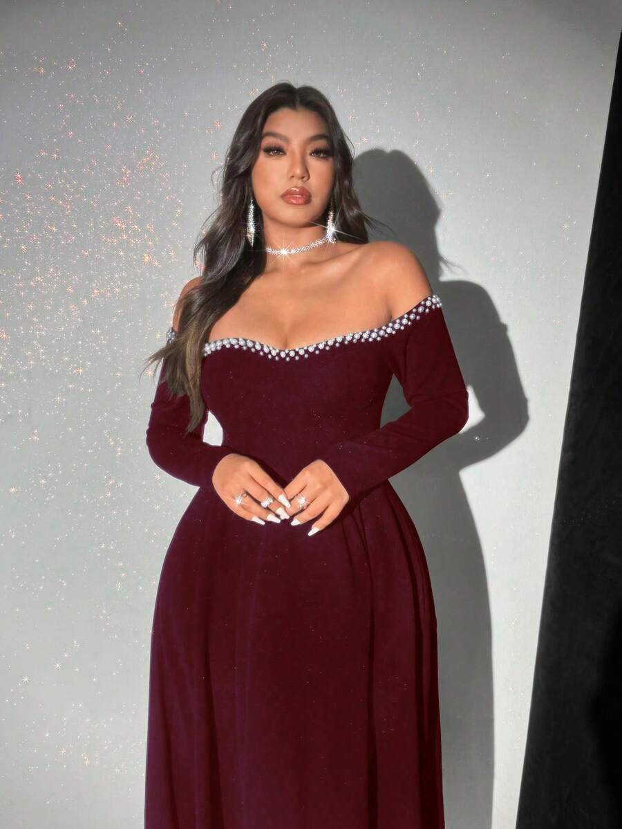 Belle - Robe Élégante Perles