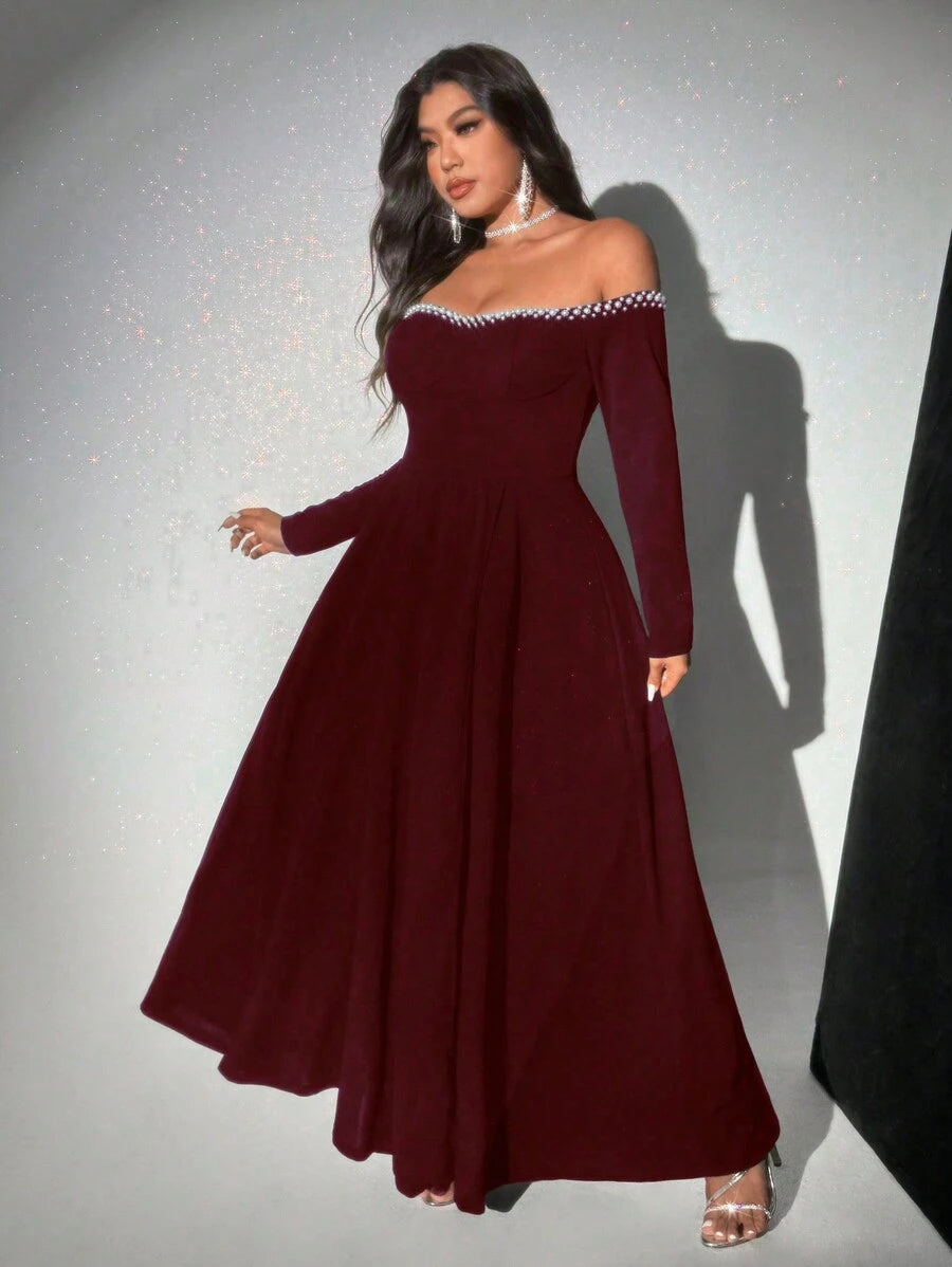 Belle - Robe Élégante Perles