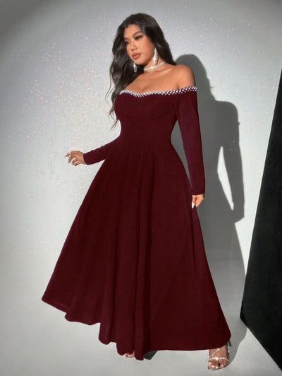 Belle - Robe Élégante Perles
