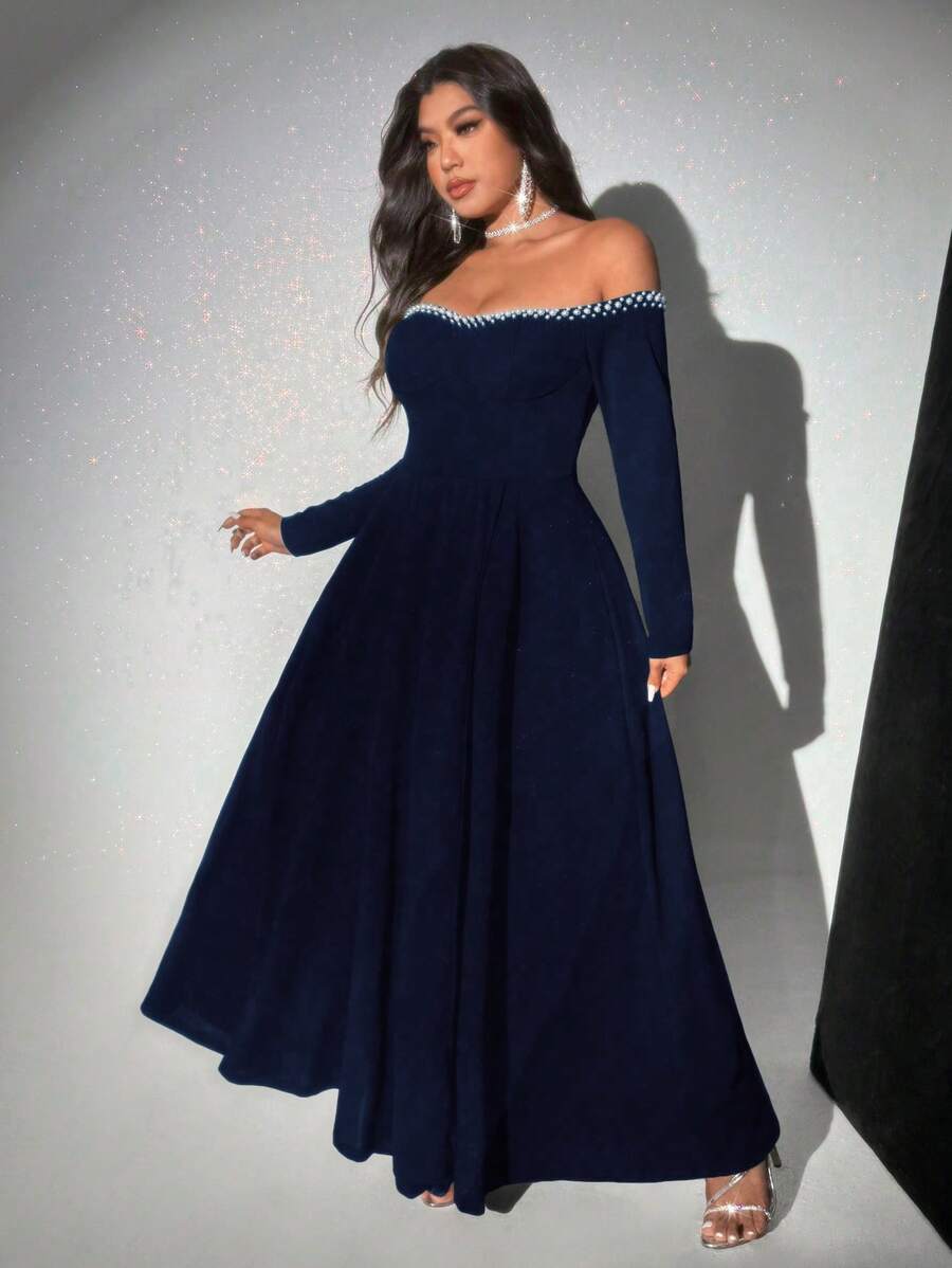 Belle - Robe Élégante Perles