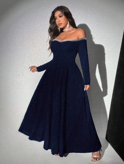 Belle - Robe Élégante Perles