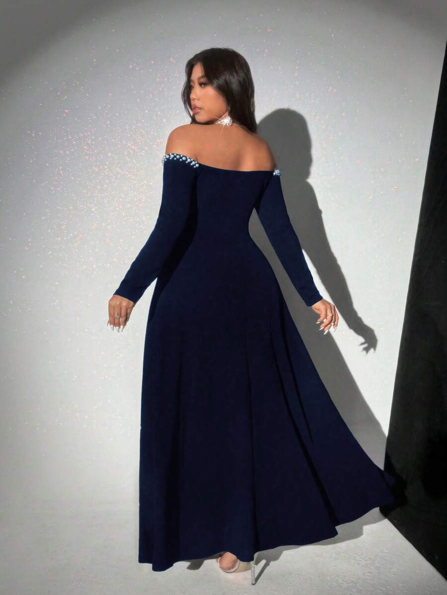 Belle - Robe Élégante Perles