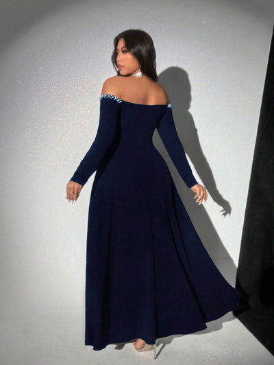 Belle - Robe Élégante Perles