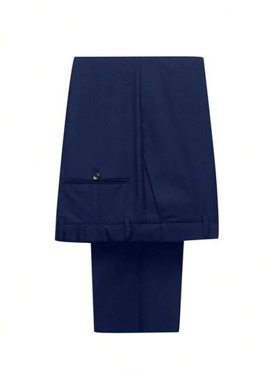 3-delige herenpakset met lange mouwen, effenkleurig jasje, mouwloos topje met knoopjes aan de voorkant en broek.