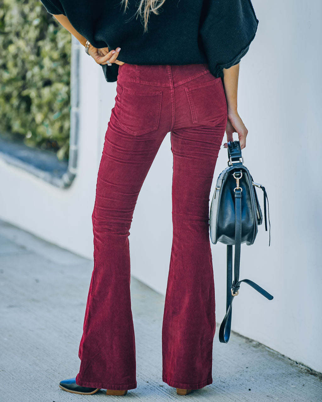 Apolline – Pantalon Flare Velours