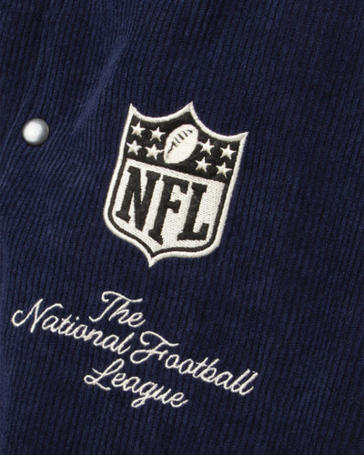 L&amp;L – NFL Core – '30 Collegejacke, Marineblau