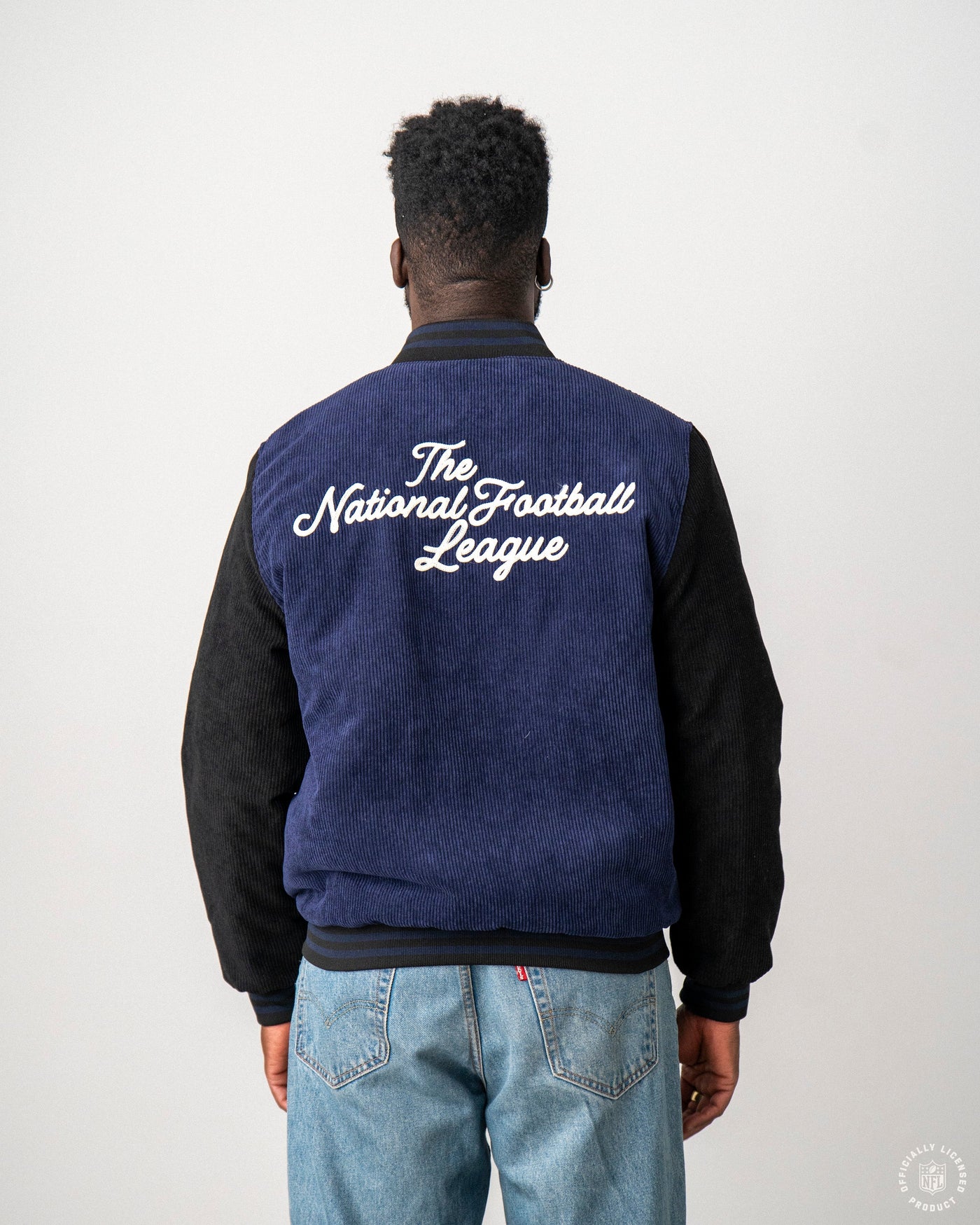 L&amp;L – NFL Core – '30 Collegejacke, Marineblau