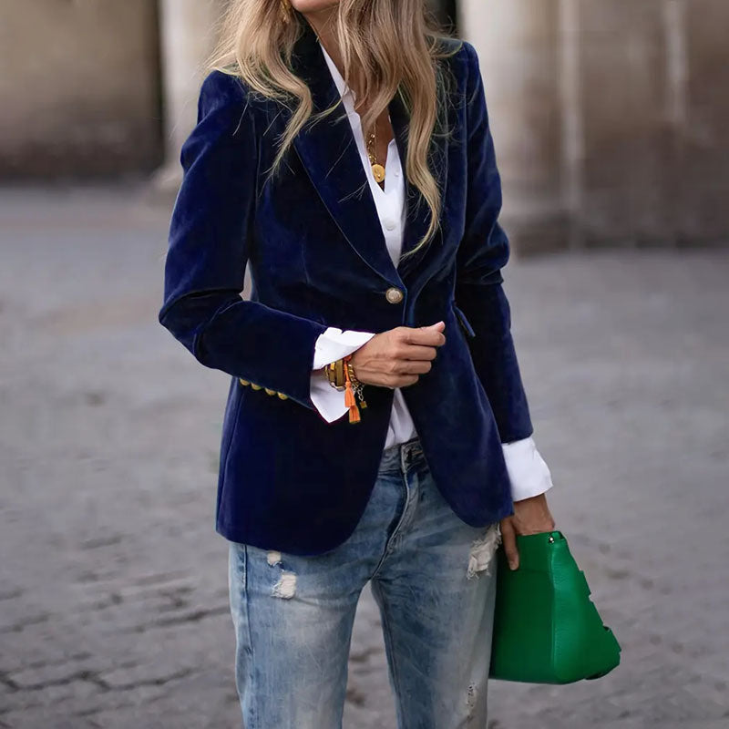 Claire - Blazer en velours