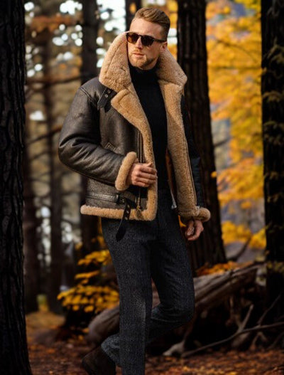Maurice - Veste de style shearling