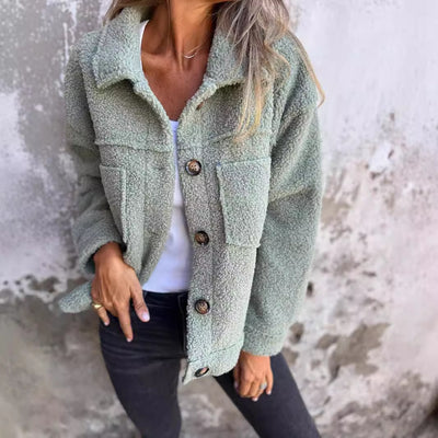Anais - Manteau en laine d’agneau