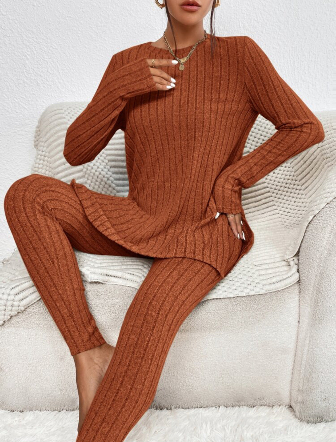 Genevieve - Ensemble Décontracté Chic