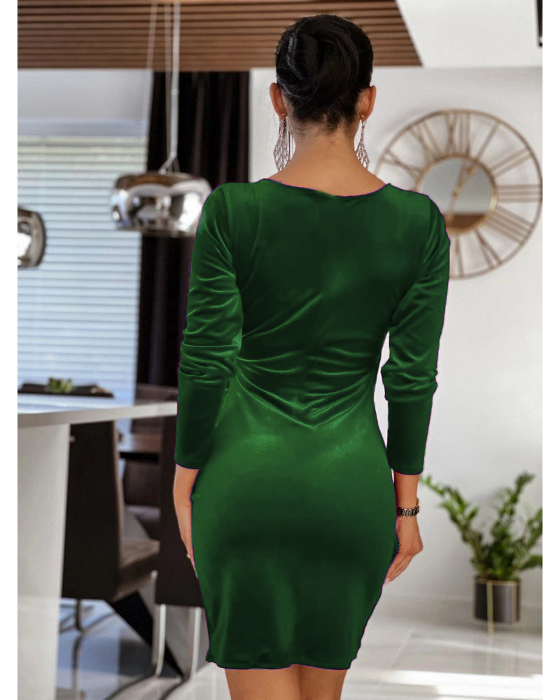 Aurélie – Robe en Velours