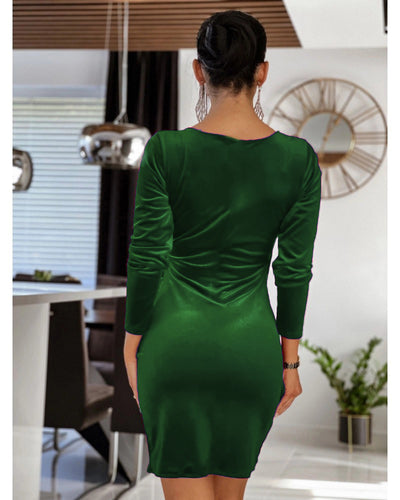 Aurélie – Robe en Velours