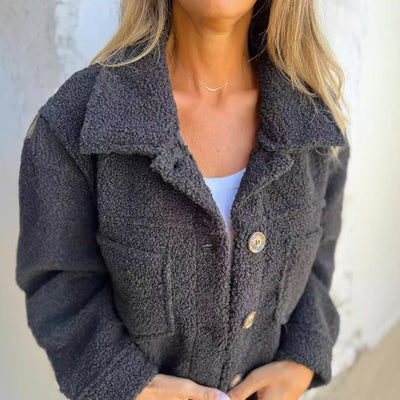 Anais - Manteau en laine d’agneau