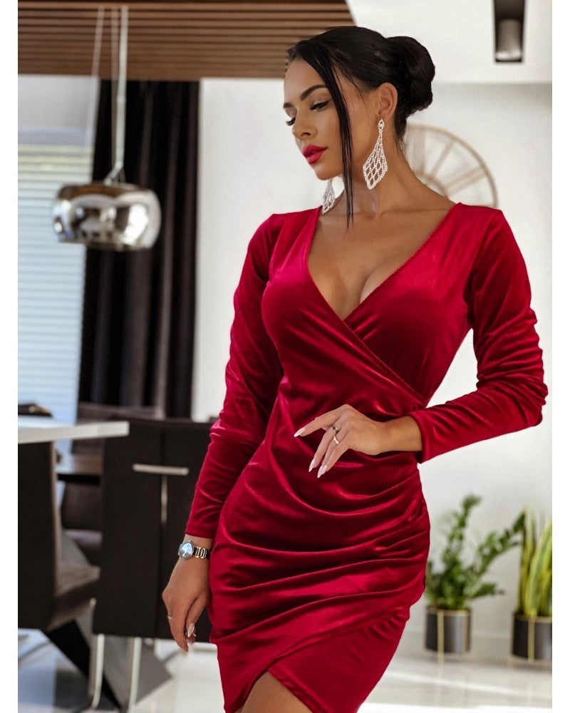 Aurélie – Robe en Velours