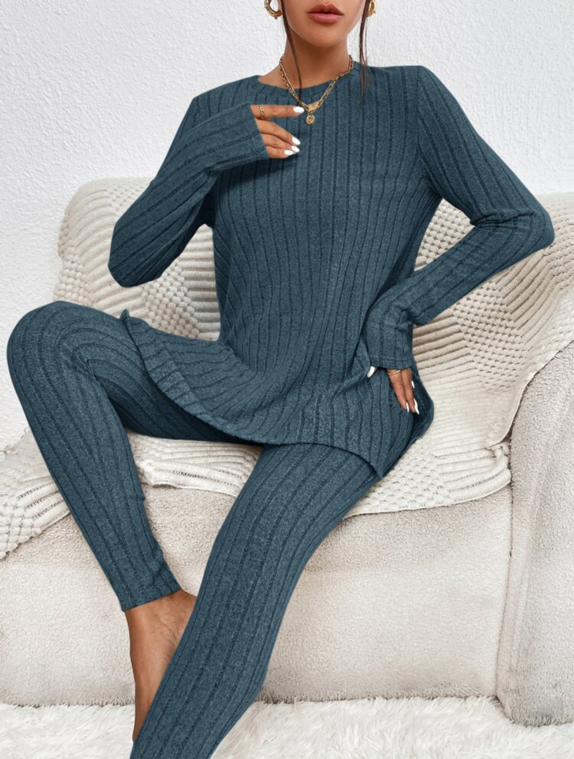 Genevieve - Ensemble Décontracté Chic