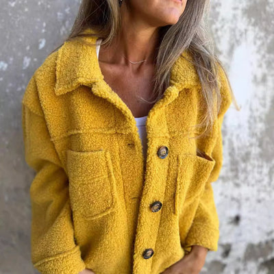 Anais - Manteau en laine d’agneau