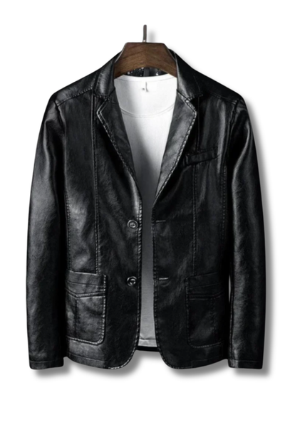 Jean-Luc™ – Veste en Cuir Raffinée