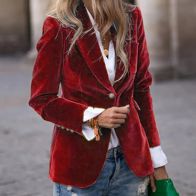 Claire - Blazer en velours