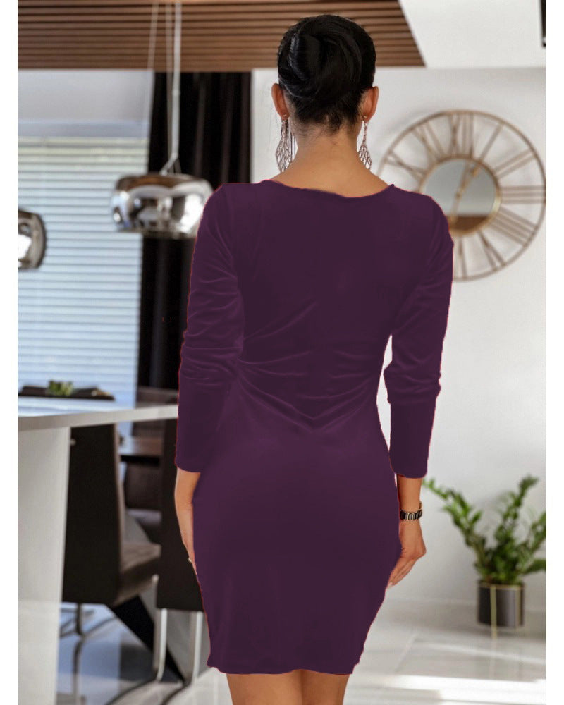 Aurélie – Robe en Velours