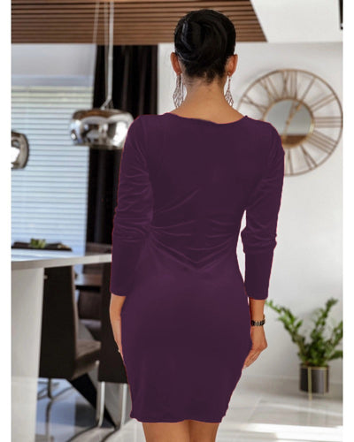 Aurélie – Robe en Velours