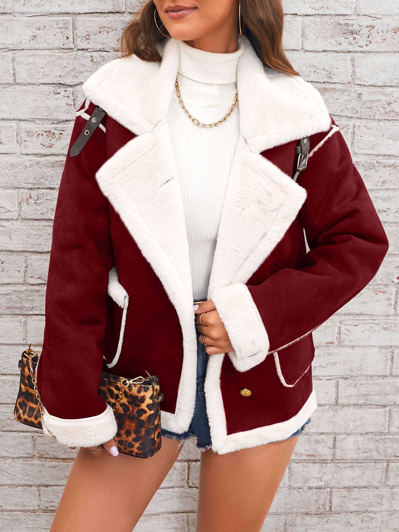 Mondeparis Veste en Peluche