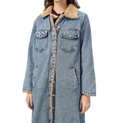 Camille – Manteau Long en Jean