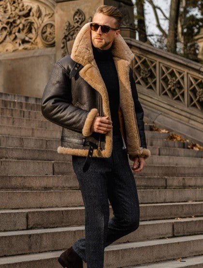 Maurice - Veste de style shearling