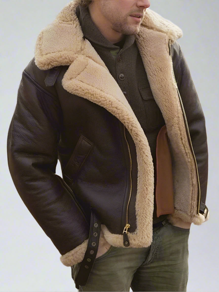 Maurice - Veste de style shearling