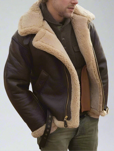 Maurice - Veste de style shearling