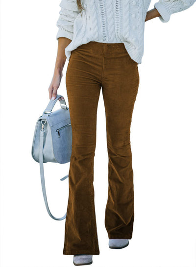 Apolline – Pantalon Flare Velours