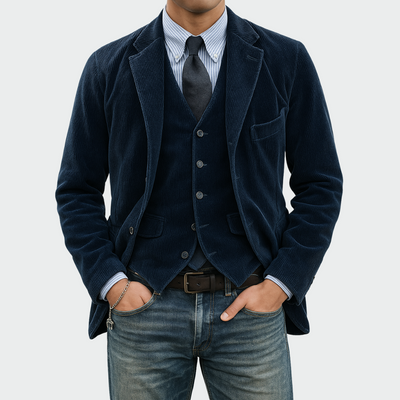 Francois - Blazer et Gilet velours