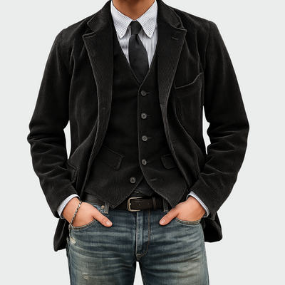 Francois - Blazer et Gilet velours