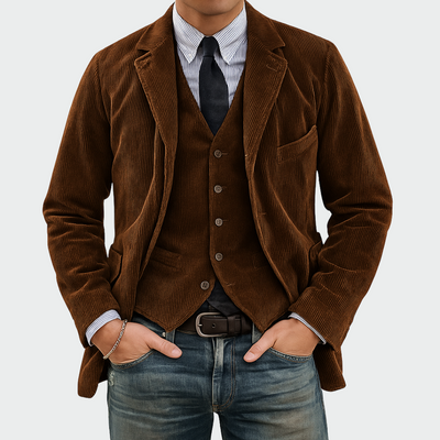Francois - Blazer et Gilet velours