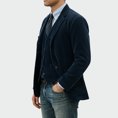 Francois - Blazer et Gilet velours
